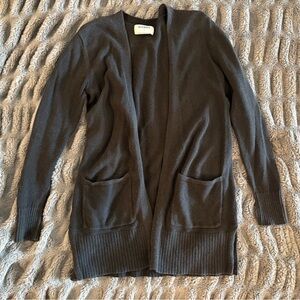 Old Navy Charcoal Open Front Cardigan